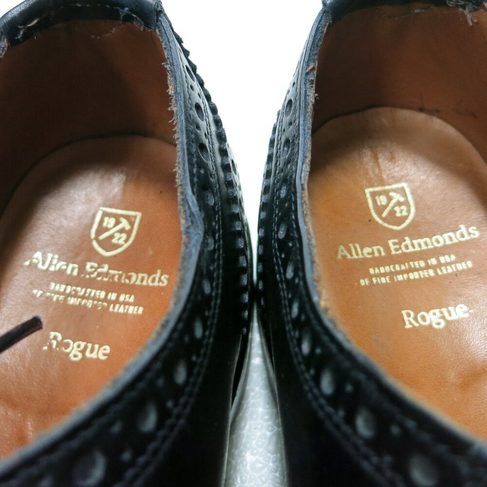 Allen Edmonds Rogue Cap Toe Oil Tanned Leather Dress Oxfords Shoes Mens 9 D - Picture 7 of 7